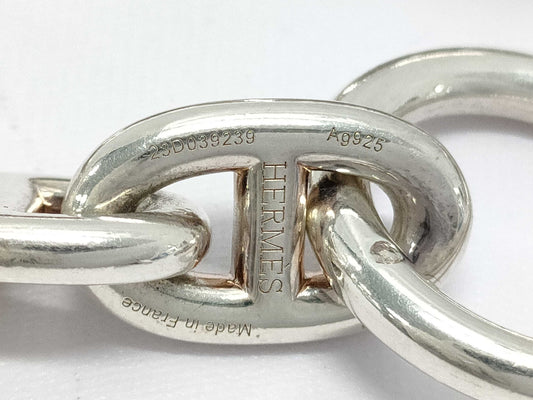 HERMES Chaine d'Ancre MM 14 links 53g SV925 Bracelet Bracelet Bracelet Bangle