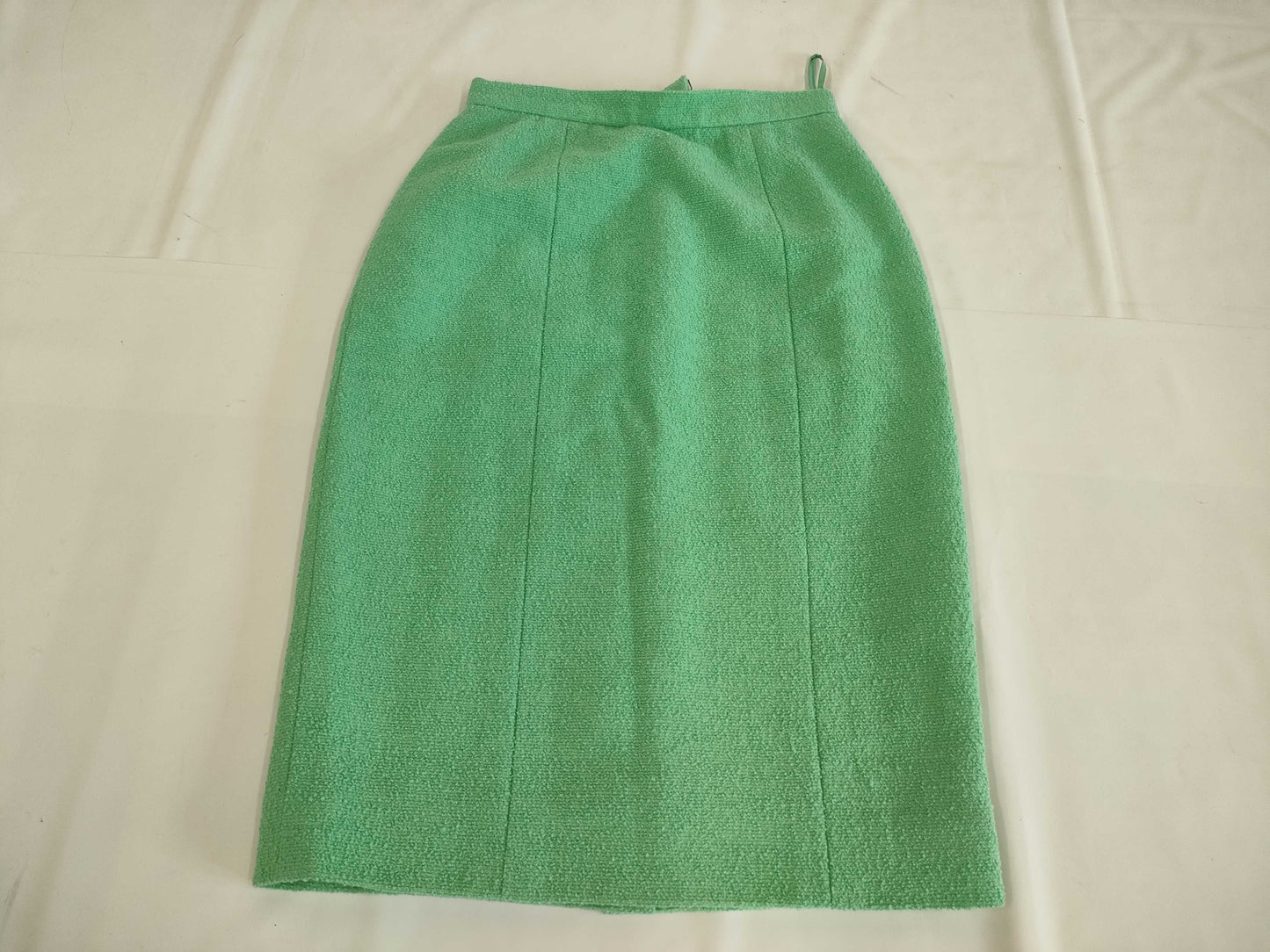 CHANEL 96C Coco Mark Tweed Skirt