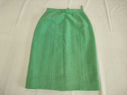 CHANEL 96C Coco Mark Tweed Skirt