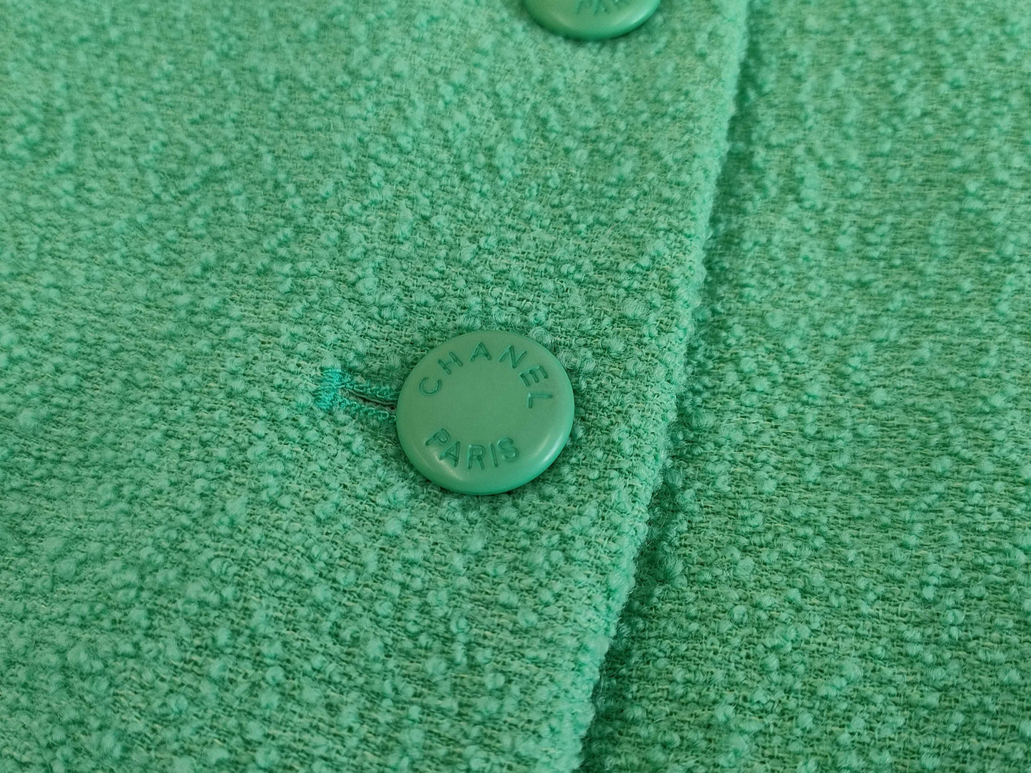 CHANEL 96C Coco Mark Tweed Skirt