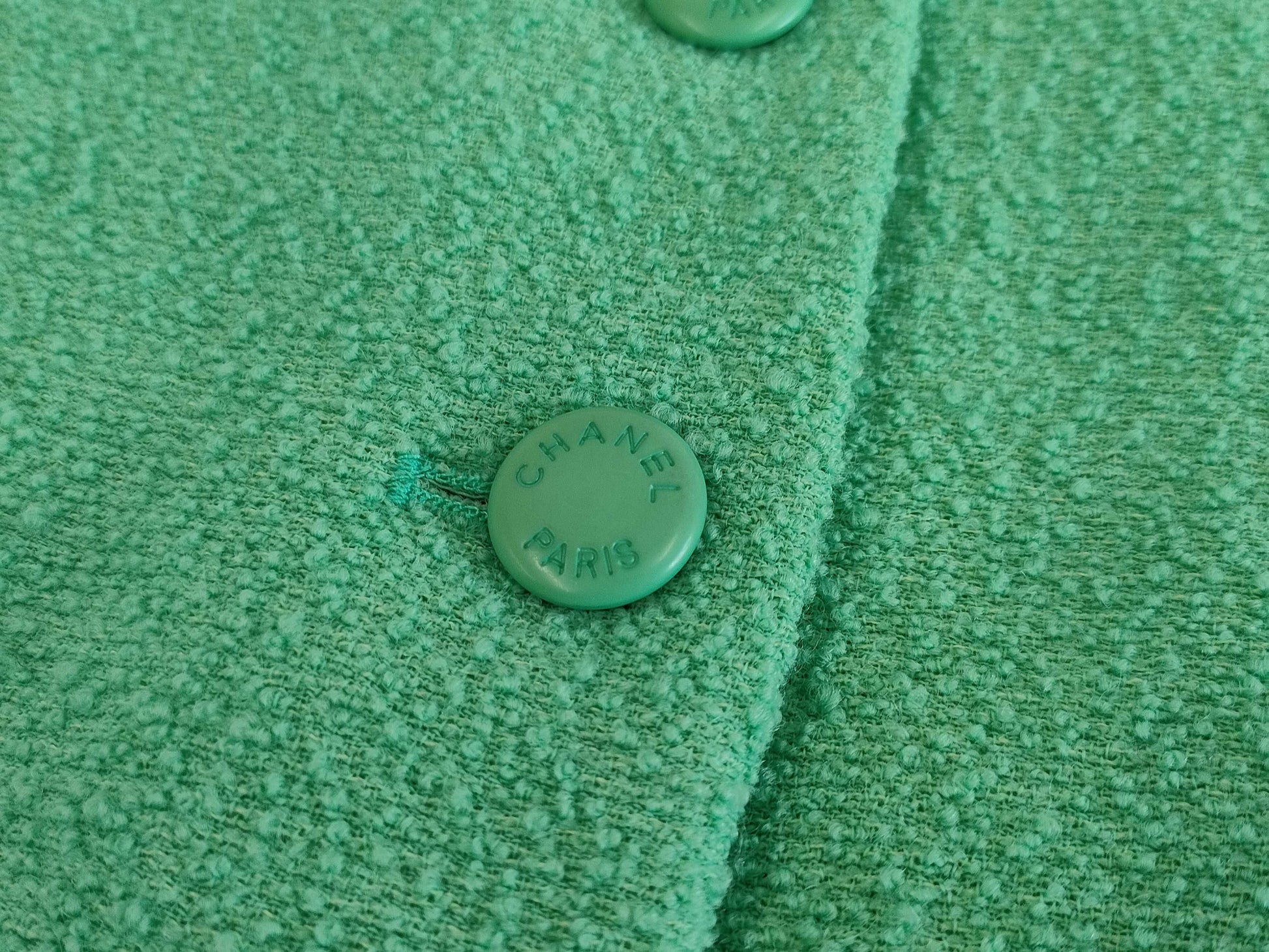 CHANEL 96C Coco Mark Tweed Skirt