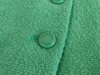 CHANEL 96C Coco Mark Tweed Skirt