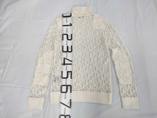 Dior Oblique Knit See-Through XS Top