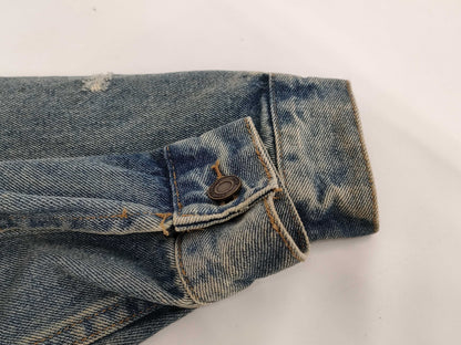 SAINT LAURENT Denim Jacket with Patch, Size M