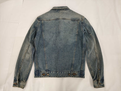 SAINT LAURENT Denim Jacket with Patch, Size M