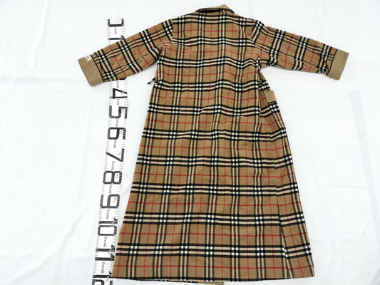 Burberrys Nova Check Long Coat