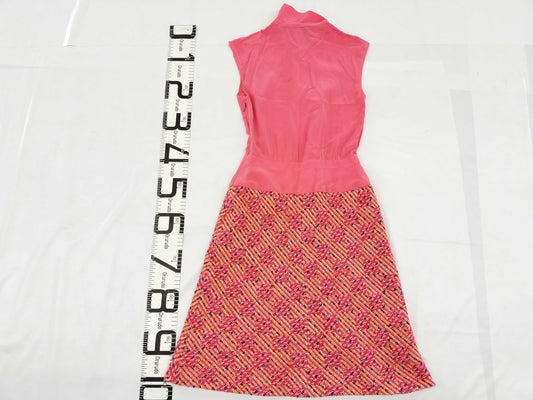 CHANEL CHANEL Dress P16997W02702 01C #38 Tweed Multicolor Pink Dress