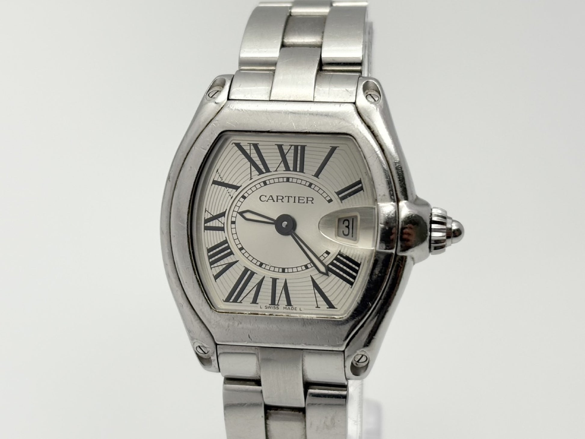 Cartier Roadster W62016V3 2675 244432BB Quartz Women's Watch