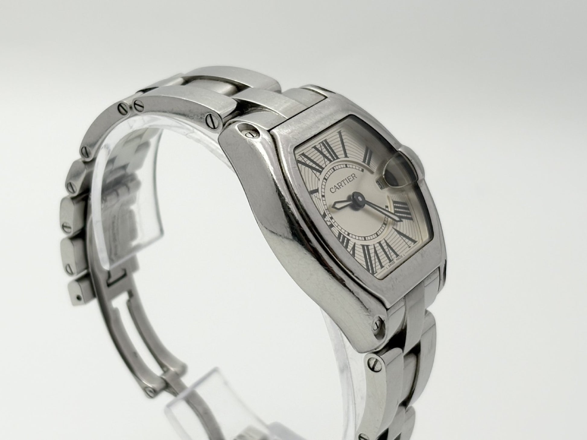 Cartier Roadster W62016V3 2675 244432BB Quartz Women's Watch