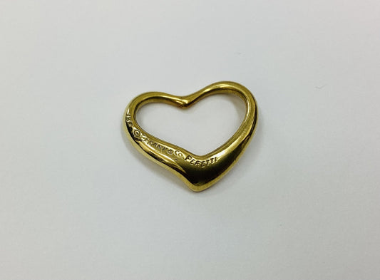 Tiffany & Co. Open Heart 18K 3.7g Pendant Top 