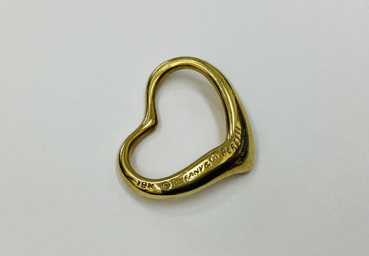 Tiffany & Co. Open Heart 18K 3.7g Pendant Top 