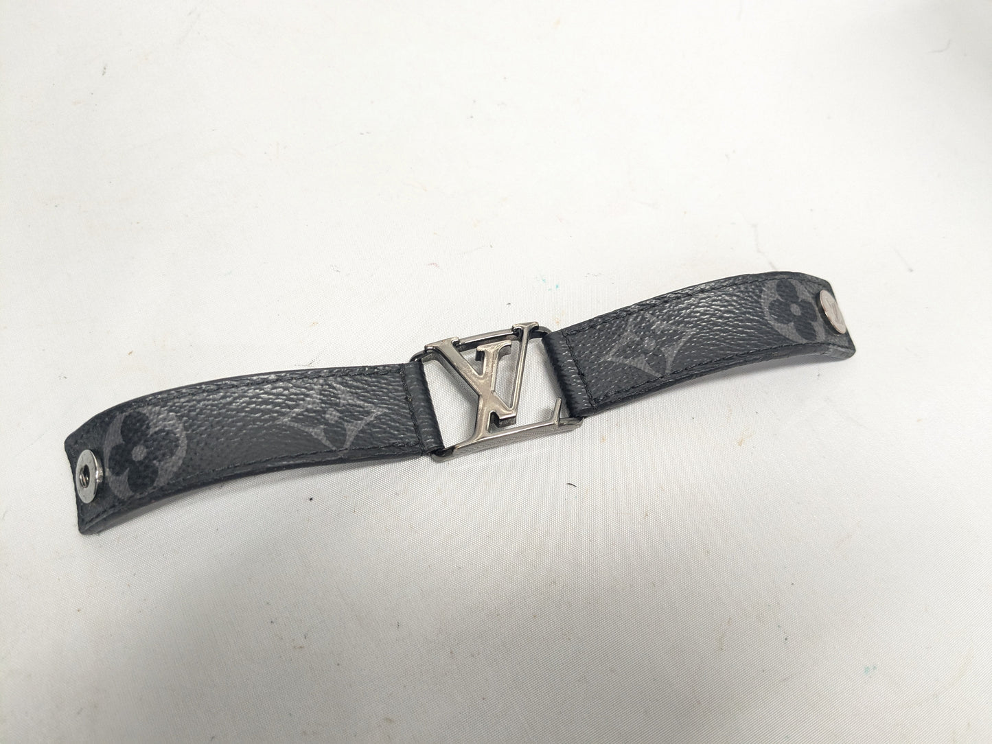 LOUIS VUITTON Hockenheim Brassle Black BC0168 Bracelet/Bangle
