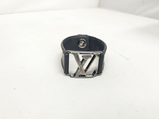LOUIS VUITTON Hockenheim Brassle Black BC0168 Bracelet/Bangle