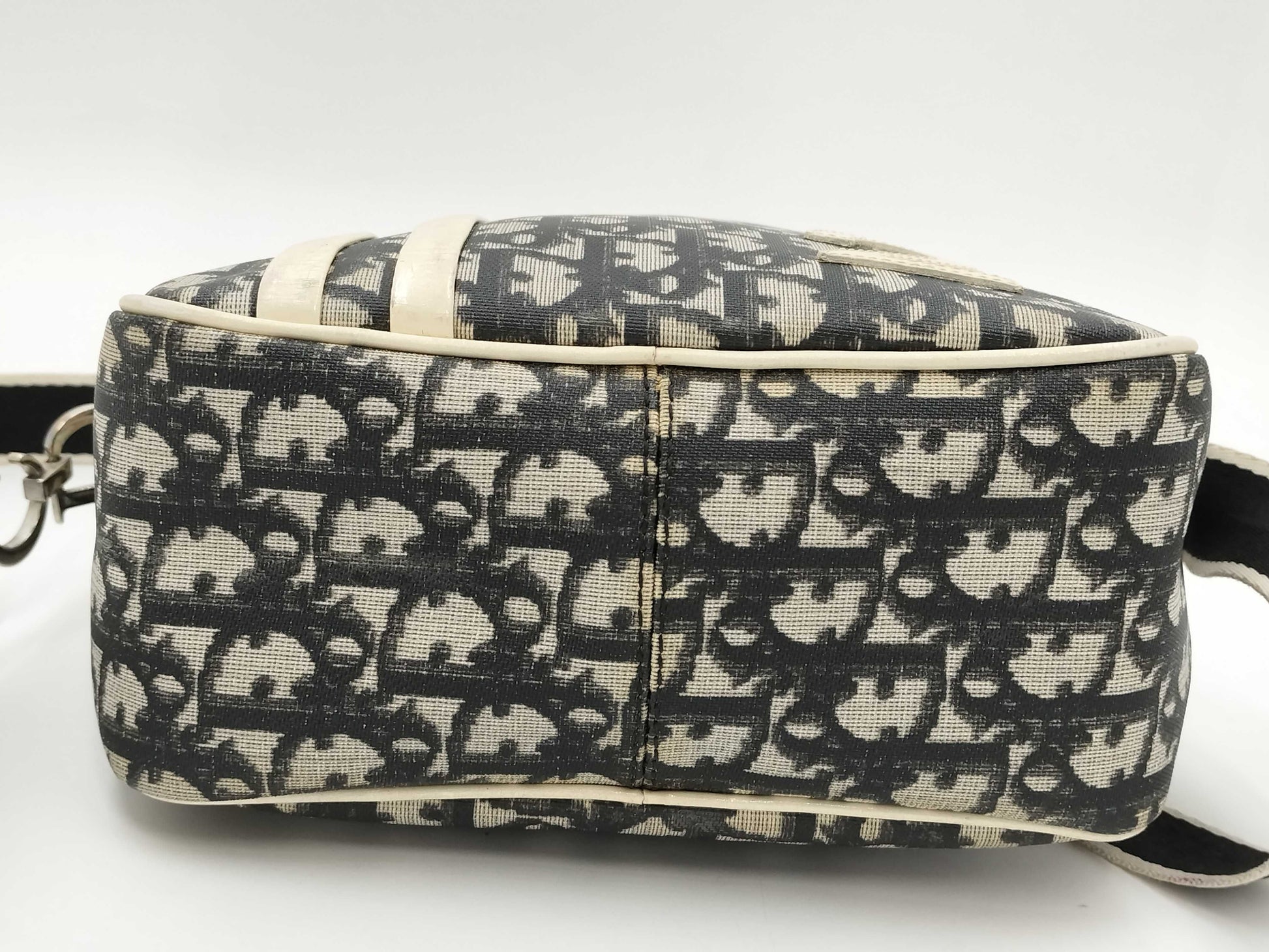 Dior Christian Dior Trotter Shoulder Bag Blue Shoulder Bag