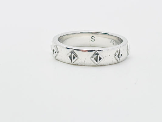 Dior CD Diamond CD Logo Ring #S 925 Silver Ring
