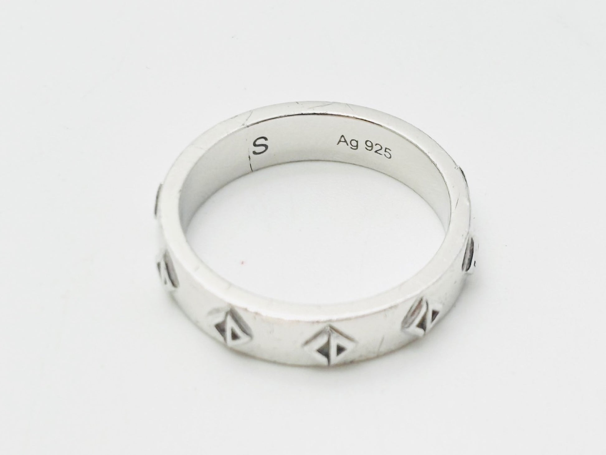 Dior CD Diamond CD Logo Ring #S 925 Silver Ring