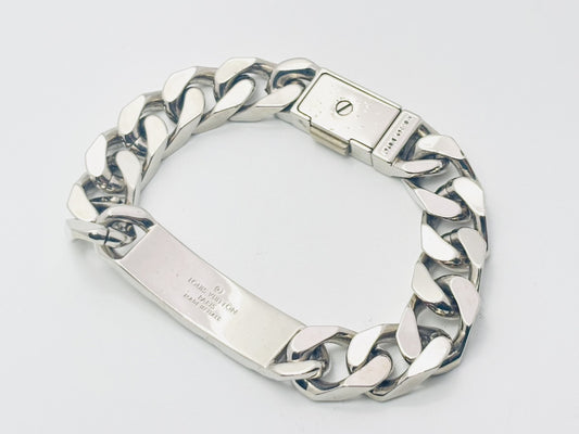 LOUIS VUITTON M00269 Monogram Chain Bracelet Silver Bracelet/Bangle