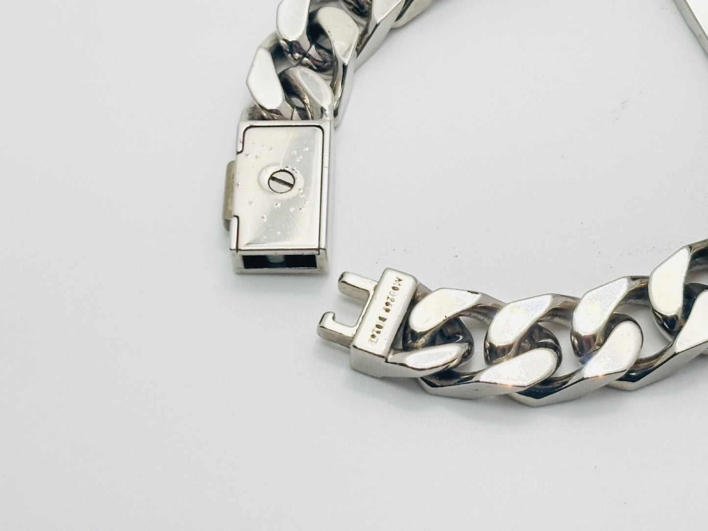 LOUIS VUITTON M00269 Monogram Chain Bracelet Silver Bracelet/Bangle