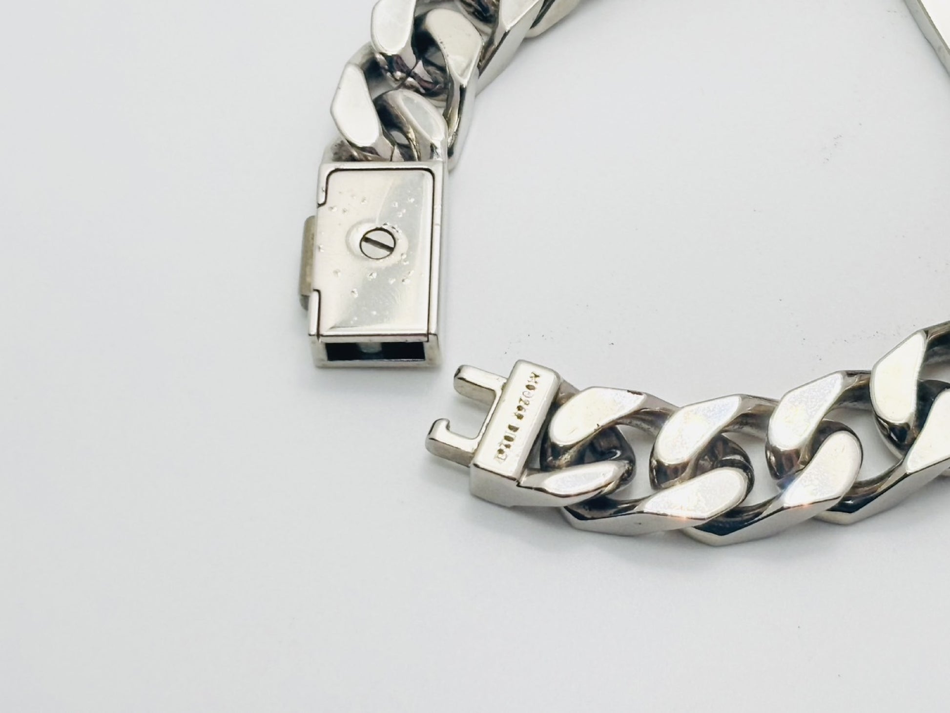 LOUIS VUITTON M00269 Monogram Chain Bracelet Silver Bracelet/Bangle
