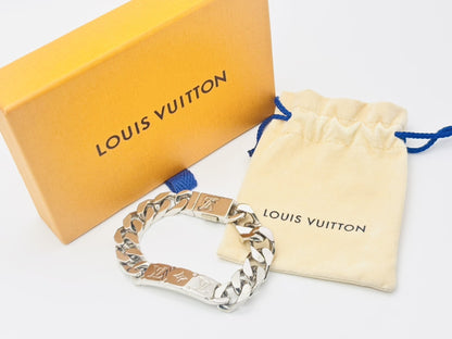 LOUIS VUITTON M00269 Monogram Chain Bracelet Silver Bracelet/Bangle