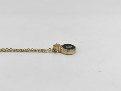 Dior Gold Necklace with Dior Logo