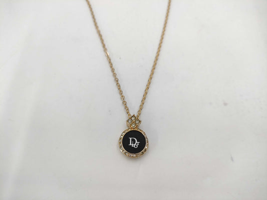 Dior Gold Necklace with Dior Logo