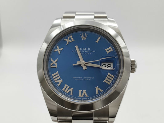ROLEX 126300 Y61X0875 Azzurro Blue Men's Watch