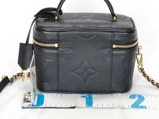 LOUIS VUITTON Monogram Empreinte Louis Vuitton Makeup Shoulder Bag Vanity Bag