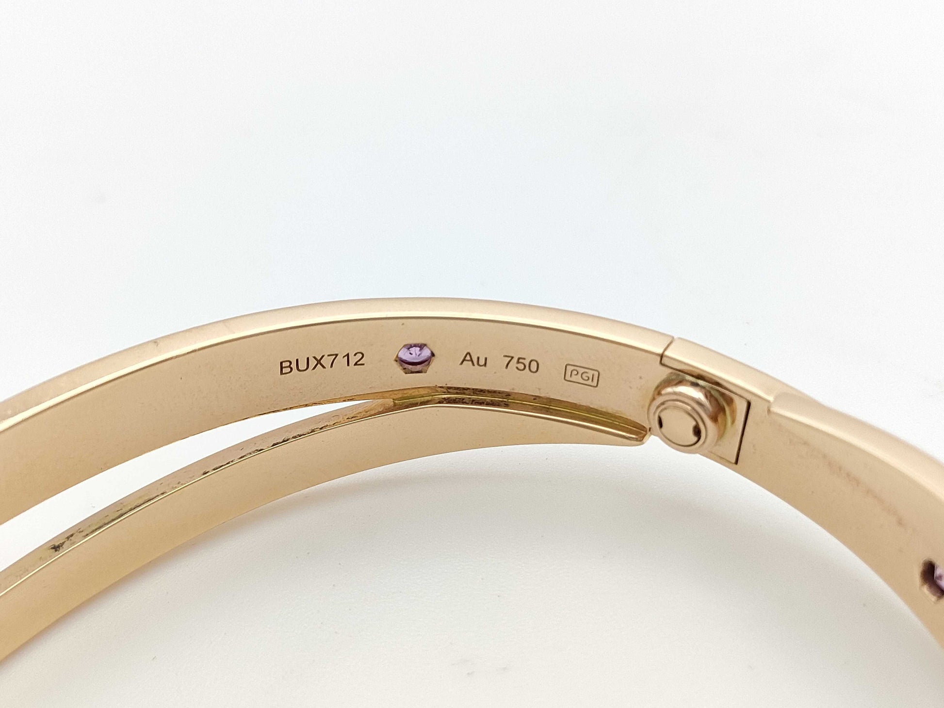 Cartier Double Love Bracelet #19 6PS/6PD AU750 53.9g Bracelet/Bangle 