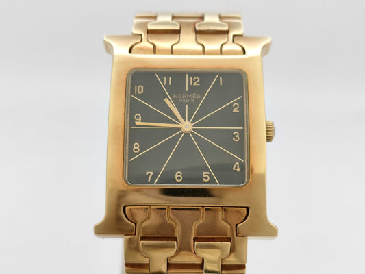 HERMES H Watch HH1.585 1033673 Quartz K18 Women's Watch