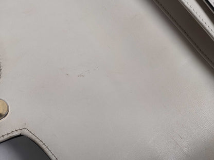 GUCCI Ally Leather Shoulder Bag White 550129 Shoulder Bag
