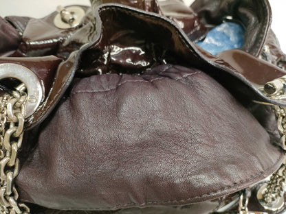 Dior PH - Dior Brown Patent Cannage Le Trente Tote Bag 40cm Handbag