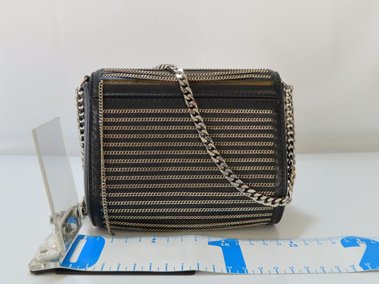 GIVENCHY PH-Givenchy Micro Chain-link Pandora Box Bag Leather Shoulder Bag