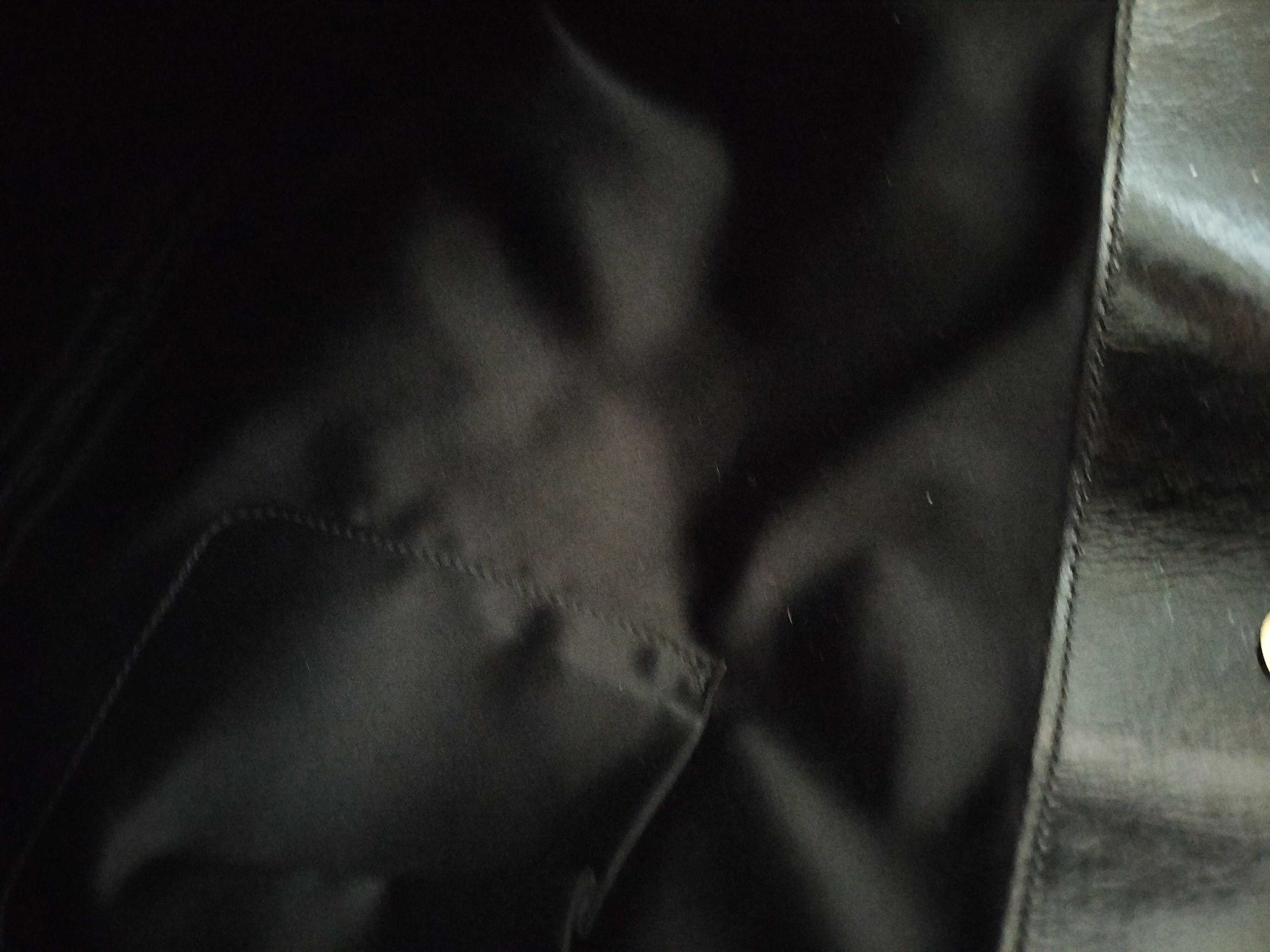 Yves Saint Laurent Patent Leather Tote Bag Black 181235 Tote Bag