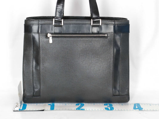 LOUIS VUITTON Taiga Casbeck PM M31022 TH1014 Black Business Bag