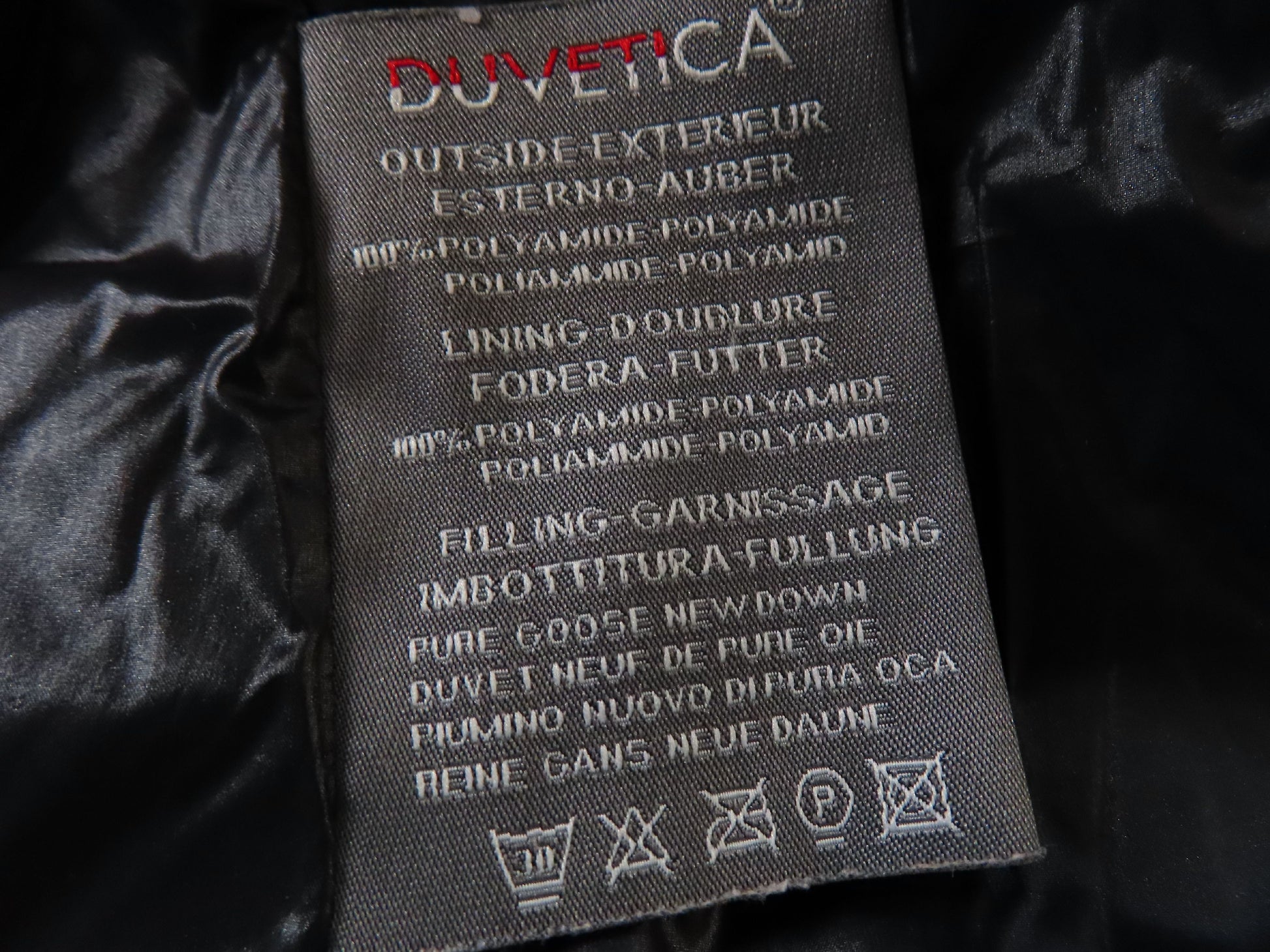 DUVETICA Down Jacket Black Jacket