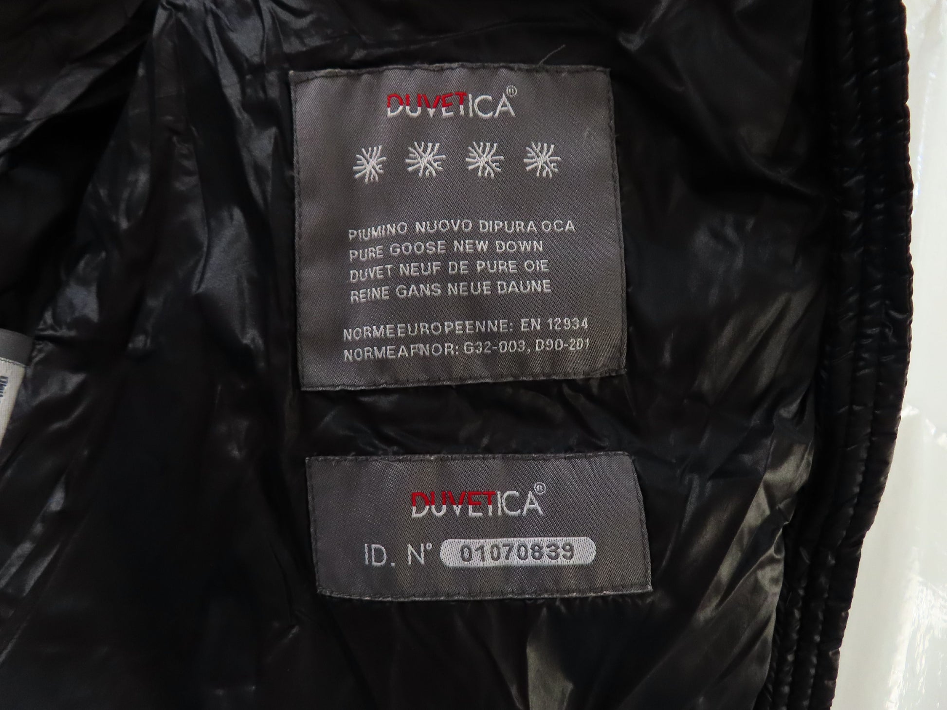 DUVETICA Down Jacket Black Jacket