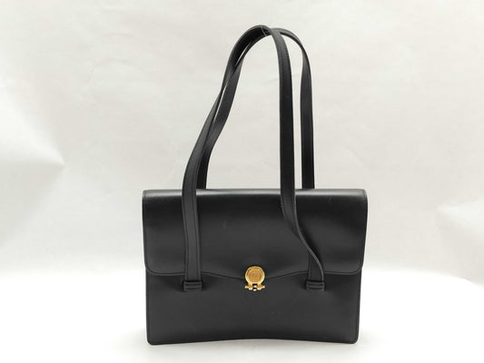 Dior Christian Dior Leather Shoulder Bag Black Shoulder Bag