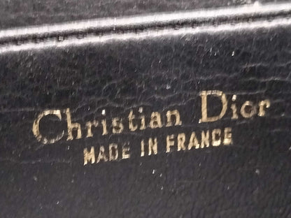 Dior Christian Dior Leather Shoulder Bag Black Shoulder Bag