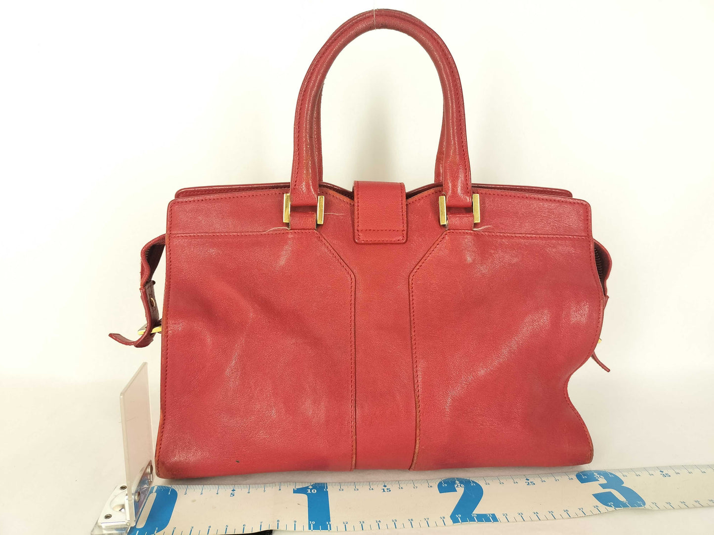 Yves Saint Laurent Leather Handbag 311222/213317 Red Handbag