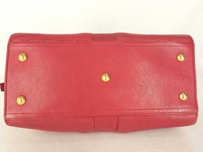 Yves Saint Laurent Leather Handbag 311222/213317 Red Handbag