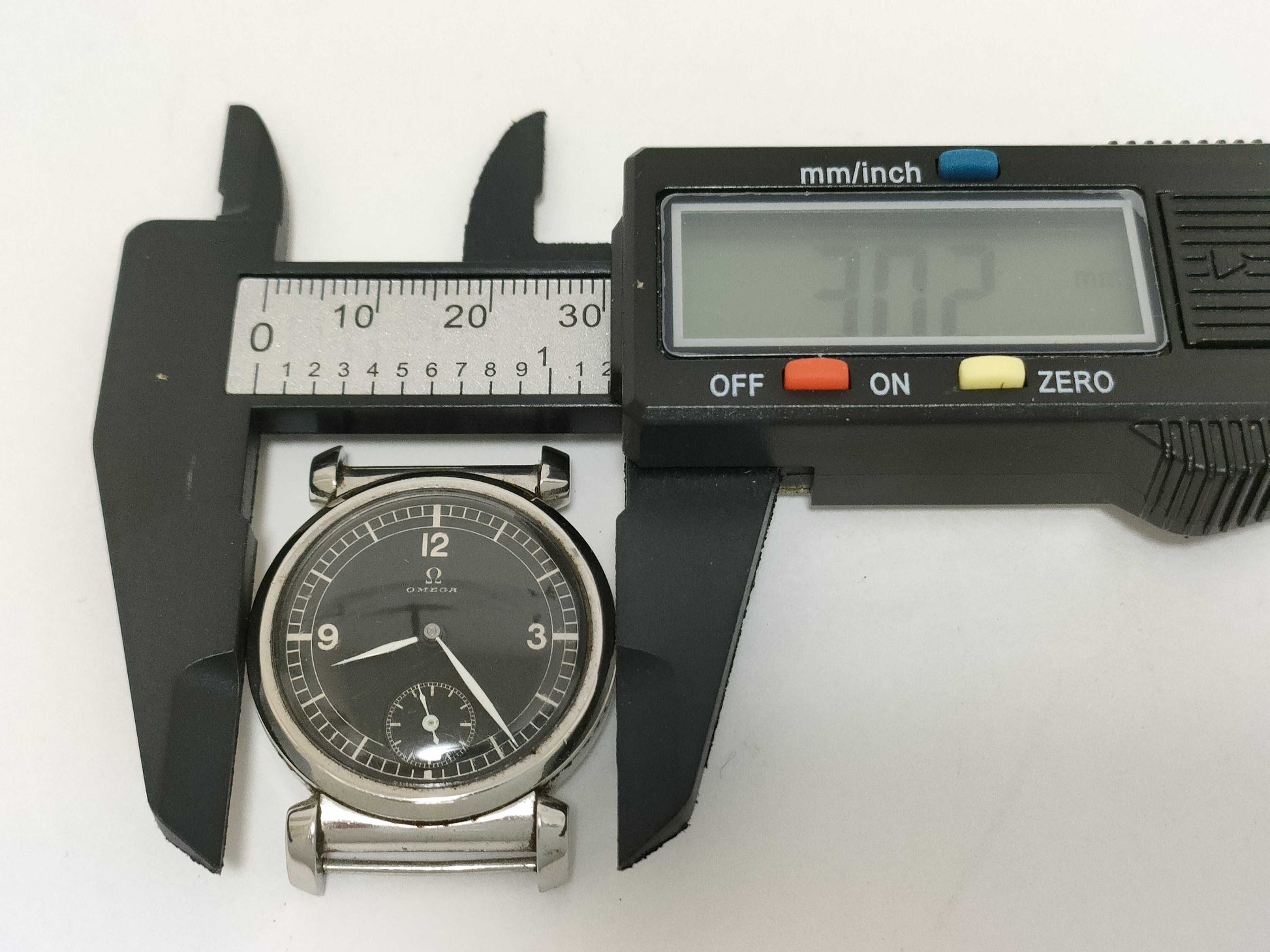 OMEGA Stainless Steel/Hand-Wound Black Dial Case Only Women's Watch
