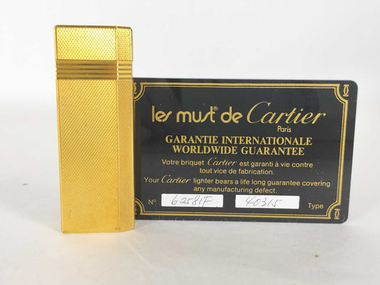 Cartier Cartier lighter ignition not confirmed lighter