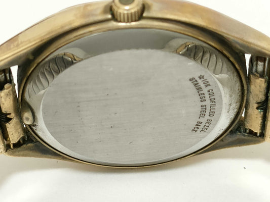 OMEGA Seamaster De Ville Stainless Steel/GP/QZ Gold Dial Non-Working/No Operational Guarantee Boys' Watch