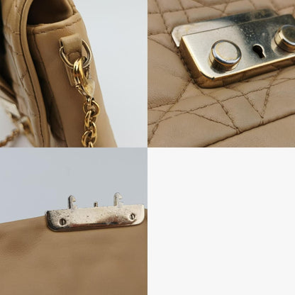 Dior Miss Dior Cannage New Rock Beige Lambskin Shoulder Bag 02.LU.0191