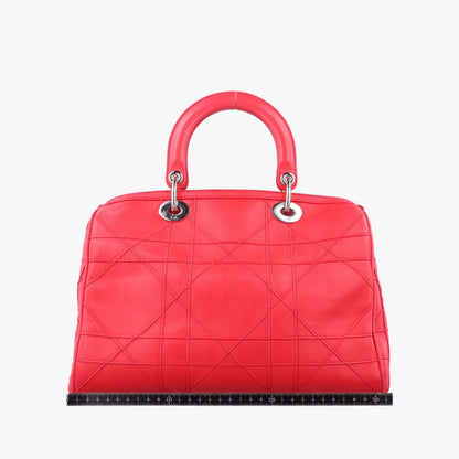 Dior Granville Red Leather 10-BO-0191 Handbag