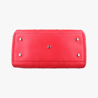 Dior Granville Red Leather 10-BO-0191 Handbag