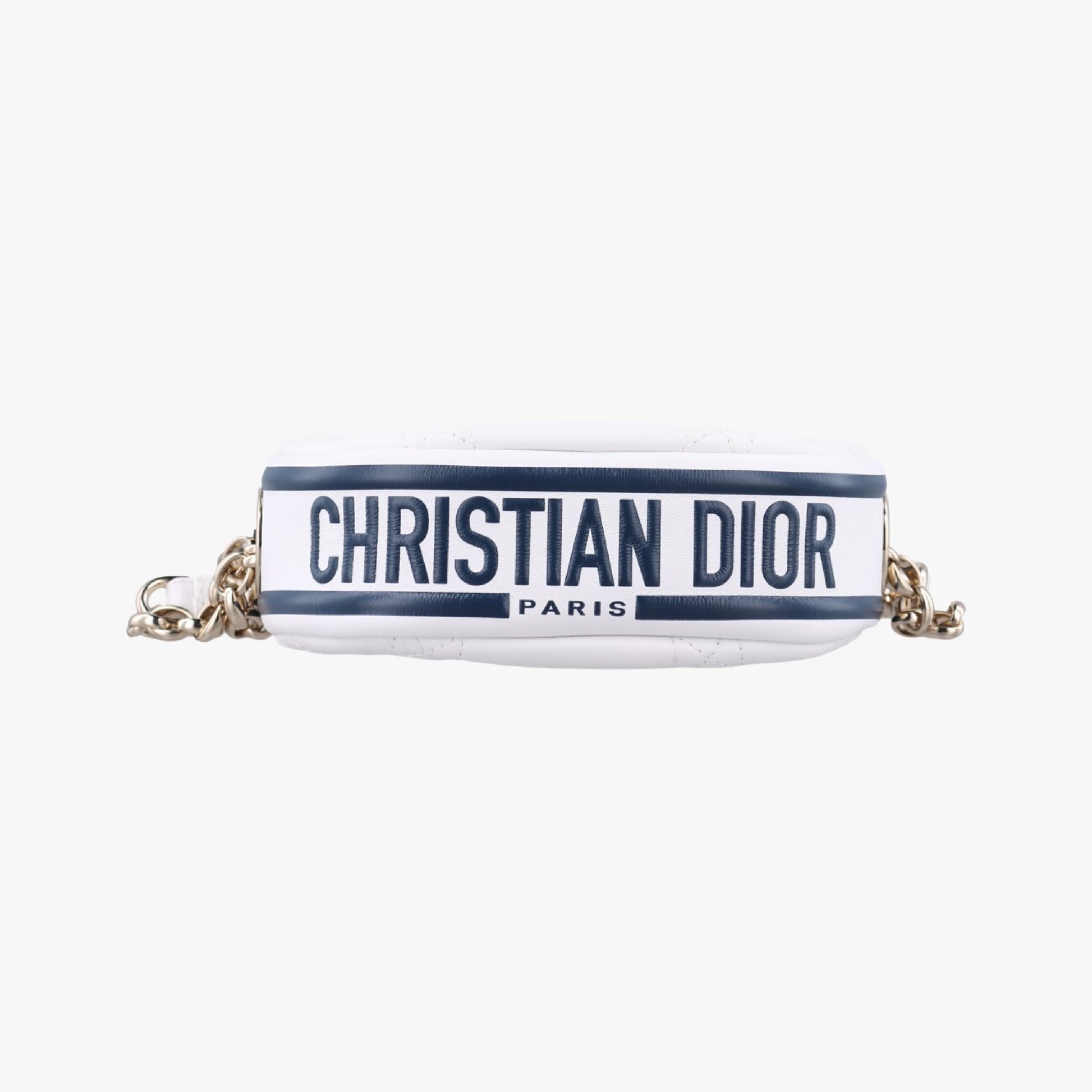 Dior Cannage Vibe Hobo Micro White Lambskin Shoulder Bag 19-MA-0232