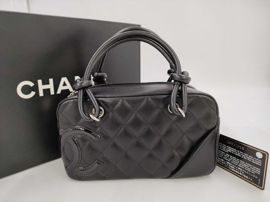 CHANEL Mini Cambon Bowling Bag Handbag