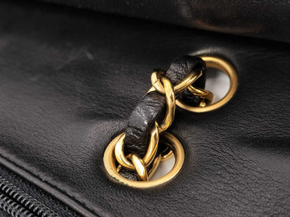 CHANEL Lamb Matelasse 25 Double Flap Chain Shoulder Bag, No. 3